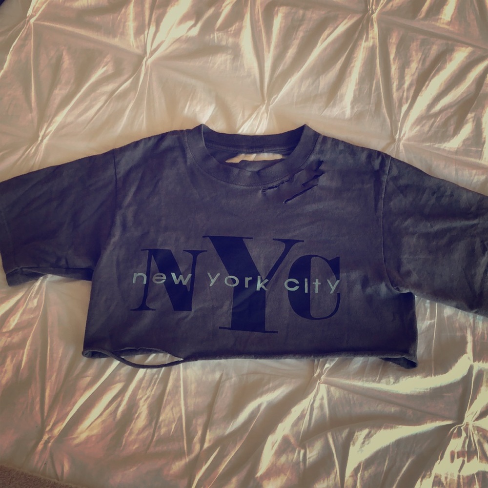 NYC Vintage Crop Tee